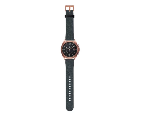 Elegance Series Faux Leather Samsung Galaxy Watch Band. Premium watch straps, vegan leather adds an air of sophistication to your device.