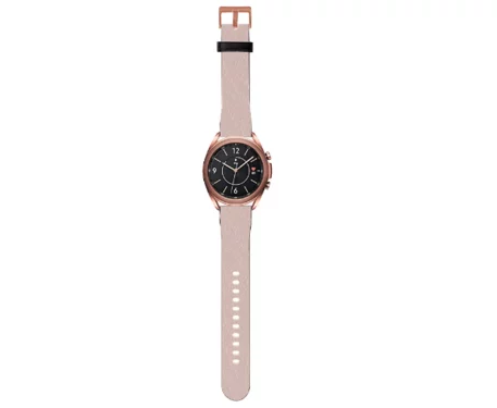 Elegance Series Faux Leather Samsung Galaxy Watch Band. Premium watch straps, vegan leather adds an air of sophistication to your device.