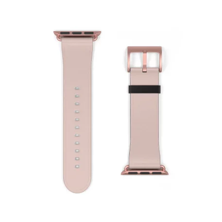 Elegance Series Faux Leather Apple Watch Band. Premium watch straps, vegan leather adds an air of sophistication to your device.