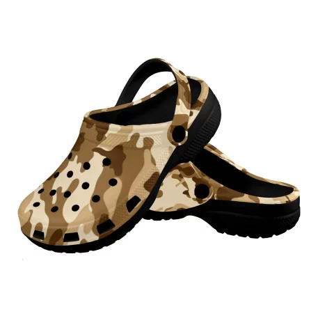 Gear up for any mission with Military Fatigue Camouflage Clogs, tactical prowess and modern style. Engineered for the battlefield of everyday life.