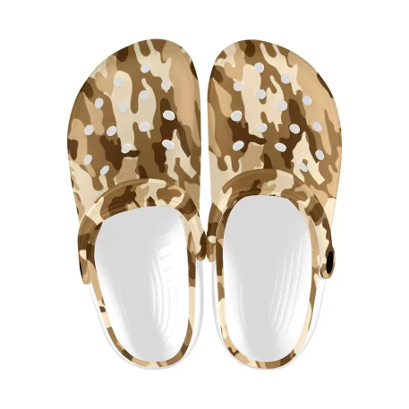 Gear up for any mission with Military Fatigue Camouflage Clogs, tactical prowess and modern style. Engineered for the battlefield of everyday life.