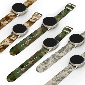 Military Fatigue Camouflage Samsung Galaxy WearOS Smart Watch Buckle is designed to optimize concealment in its specific environment, a tactical advantage in the city or the wilderness.