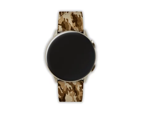 Military Fatigue Camouflage Samsung Galaxy WearOS Smart Watch Buckle is designed to optimize concealment in its specific environment, a tactical advantage in the city or the wilderness.