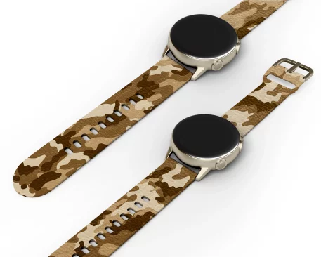 Military Fatigue Camouflage Samsung Galaxy WearOS Smart Watch Buckle is designed to optimize concealment in its specific environment, a tactical advantage in the city or the wilderness.