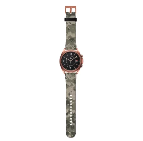 Military Fatigue Camouflage Samsung Galaxy WearOS Smart Watch Buckle is designed to optimize concealment in its specific environment, a tactical advantage in the city or the wilderness.