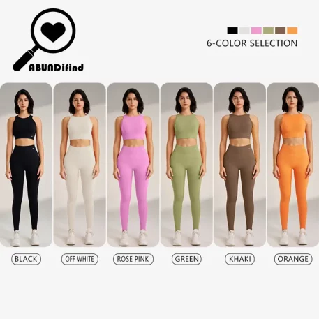 premium blend of nylon and spandex, this set is breathable, quick-drying, and shockproof—ideal for anything from yoga pants sessions to cycling. The elastic shoulder straps and traceless shaping technology ensure comfort and a flattering look, enhancing your natural curves