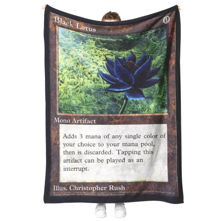 Embrace the Black Lotus Fleece Blanket exclusive blanket collection. Fleece, Sherpa Fleece, and Padded Quilt—offer unique comfort, style, and functionality.