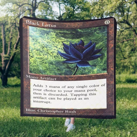 Embrace the Black Lotus Fleece Blanket exclusive blanket collection. Fleece, Sherpa Fleece, and Padded Quilt—offer unique comfort, style, and functionality.