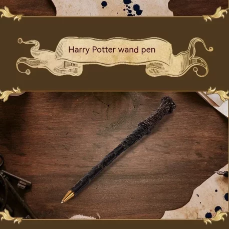 Wizardy Harry Wand Potter Pen in Ancient Elder, Holly and Phoenix Feather design, Vine and Dragon Heartstring Pen and Yew and Phoenix Feather Pen resin-crafted, with refillable ink.