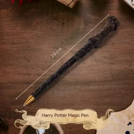 Wizardy Wand Harry Potter Pen in Ancient Elder, Holly and Phoenix Feather design, Vine and Dragon Heartstring Pen and Yew and Phoenix Feather Pen resin-crafted, with refillable ink.