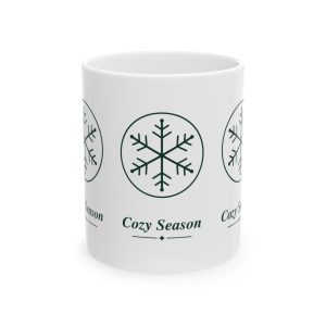 Cozy Season Holiday Ceramic Coffee Mug, 11 oz