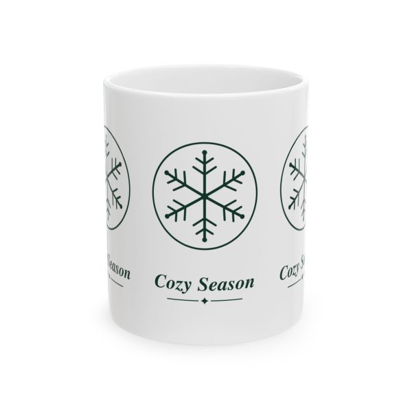 Cozy Season Holiday Ceramic Coffee Mug, 11 oz
