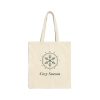 Cozy Season Holiday Cotton Canvas Tote Bag