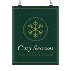 Cozy Season Holiday Wall Art Poster (8 x 10 in)
