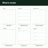Holiday baking planner and recipe cards printable pages inside