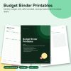 Budget binder printable pages