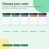 Christmas Gift Budget and Wish List Spreadsheet Template (.xlsx) with Filled Example color options
