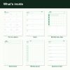 2027 hyperlinked digital planner pages shown on a fan of tablet-shaped pages (inside)