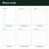 Workout and fitness log printable pages (inside)