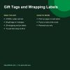 Printable gift tags and wrapping labels details
