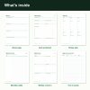 Habit tracker and goal planner printable pages (inside)