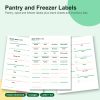 Pantry and freezer labels printable