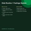 Kids routine and feelings system printable pages
