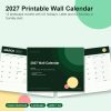 2027 printable wall calendar month pages