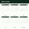 2027 printable wall calendar month pages (inside)