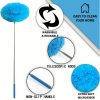 Extendable microfiber duster with non-slip handle
