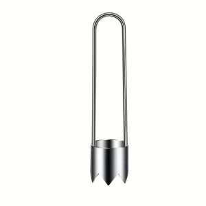 Stainless steel fruit and vegetable corer